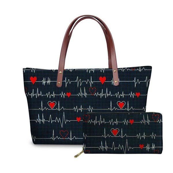 noisydesigns heart printing handbag&wallet women pattern handbags ladies shoulder tote bags for female handle bag girl
noisydesigns heart printing handbag&wallet women pattern handbags ladies shoulder tote bags for female handle bag girl