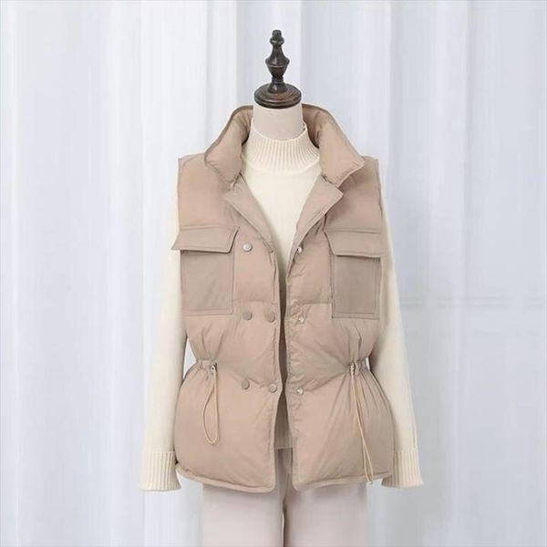 2020 new autumn 90% white duck down womens short vest jacket sleeveless ultra light women vests female coat winter waistcoat, Black;white
2020 new autumn 90% white duck down womens short vest jacket sleeveless ultra light women vests female coat winter waistcoat, Black;white