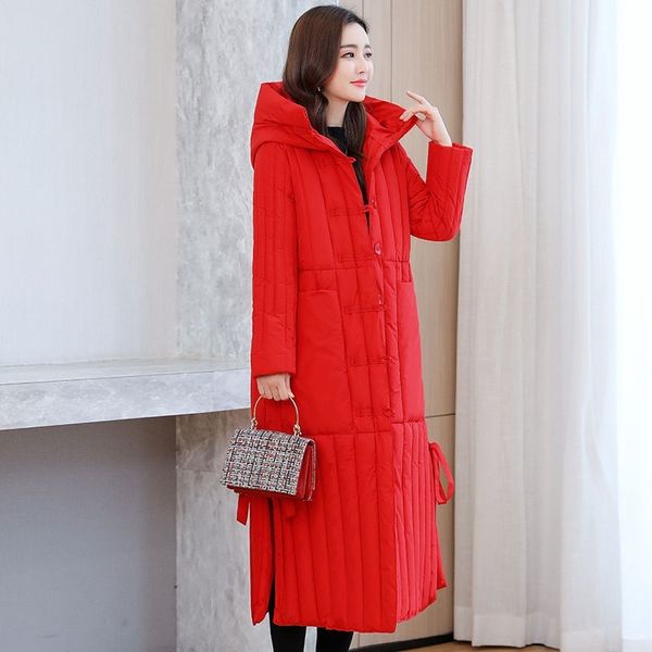 2021 new female winter korean version releases large size with hood woman single-breasted long down quilted jacket fnr1, Black
2021 new female winter korean version releases large size with hood woman single-breasted long down quilted jacket fnr1, Black