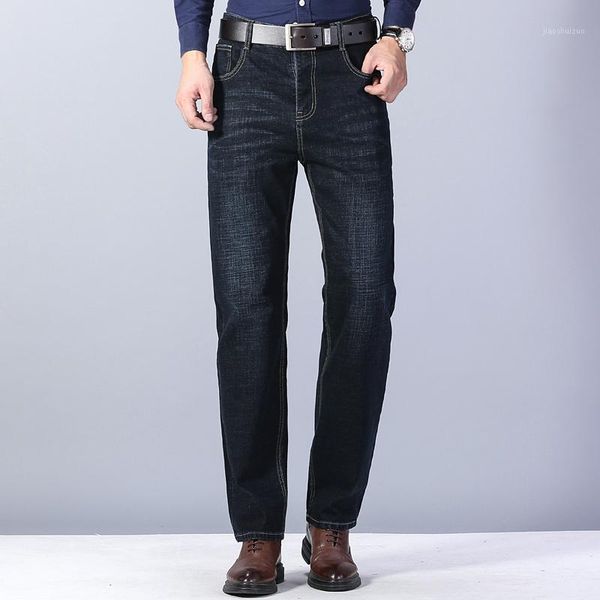 2021 autumn men slim straight jeans male tide brand business cropped leggings long pants fashion loose stretch denim trousers1, Blue
2021 autumn men slim straight jeans male tide brand business cropped leggings long pants fashion loose stretch denim trousers1, Blue