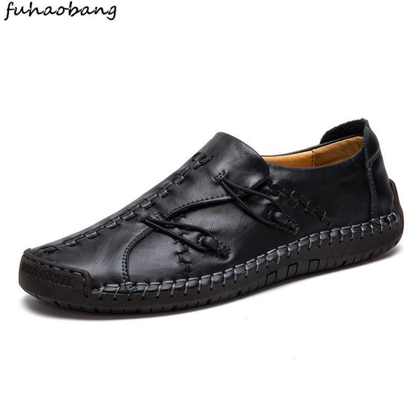 men casual shoes genuine leather soft men's brand shoes outdoor handmade sewing non-slip wear-resistant men big size 48, Black
men casual shoes genuine leather soft men's brand shoes outdoor handmade sewing non-slip wear-resistant men big size 48, Black