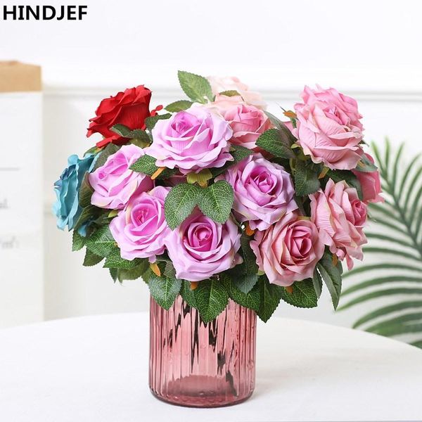 hindjef 5 artificial flowers pink rose flower big bouquet decoration holding flowers wedding flower wall christmas wedding
hindjef 5 artificial flowers pink rose flower big bouquet decoration holding flowers wedding flower wall christmas wedding