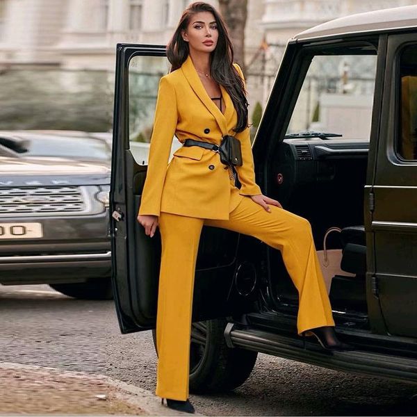 womens suits pants 1pcs sets fashion trend bright color yellow straight trousers suit designer female winter new casual loose suits pants, White;black
womens suits pants 1pcs sets fashion trend bright color yellow straight trousers suit designer female winter new casual loose suits pants, White;black