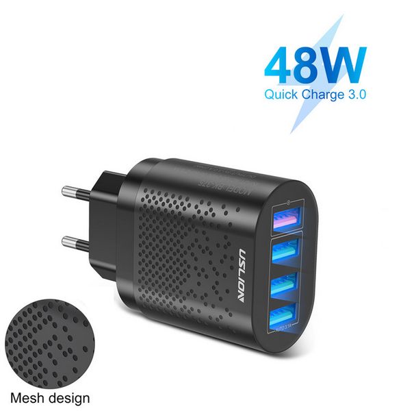 eu/us plug usb charger 3a quik charge 3.0 mobile phone charger for iphone 11 samsung xiaomi 4 port 48w fast wall chargers
eu/us plug usb charger 3a quik charge 3.0 mobile phone charger for iphone 11 samsung xiaomi 4 port 48w fast wall chargers