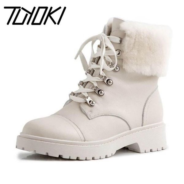 boots tuyoki genuine leather platform ankle winter warm outdoor party casual shoes women snow fur flats size 34-40, Black
boots tuyoki genuine leather platform ankle winter warm outdoor party casual shoes women snow fur flats size 34-40, Black