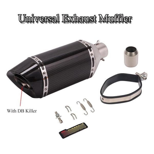 51 mm exhaust motorcycle tail pipe with db killer stainless steel muffler exhasut tip tube scooter avt modified escape slip on
51 mm exhaust motorcycle tail pipe with db killer stainless steel muffler exhasut tip tube scooter avt modified escape slip on