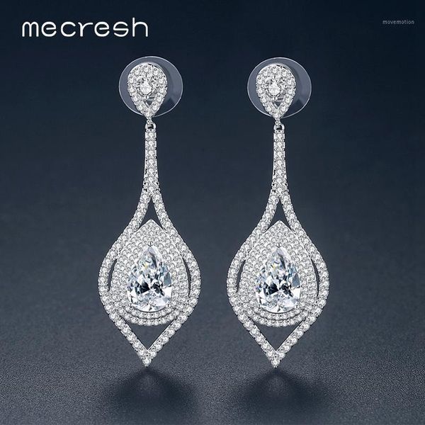 mecresh + clear tear drop cubic zirconia women wedding earrings jewelry 2020 leaf color bridal hanging earrings eh11291, Silver
mecresh + clear tear drop cubic zirconia women wedding earrings jewelry 2020 leaf color bridal hanging earrings eh11291, Silver