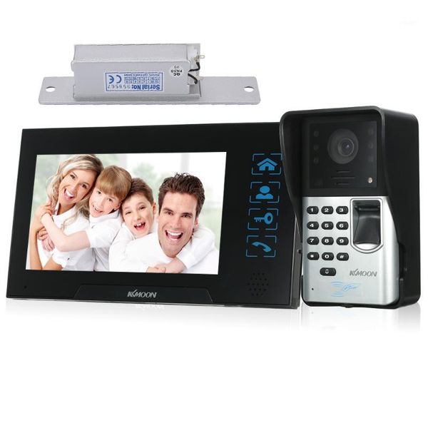 kkmoon 7inch wired video doorbell with door lock visual video intercom fingerprint night vision remote unlock door phone1
kkmoon 7inch wired video doorbell with door lock visual video intercom fingerprint night vision remote unlock door phone1