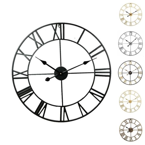 fashion-16 inch round roman numeral wall clock european retro iron silent wall watch for home decor
fashion-16 inch round roman numeral wall clock european retro iron silent wall watch for home decor
