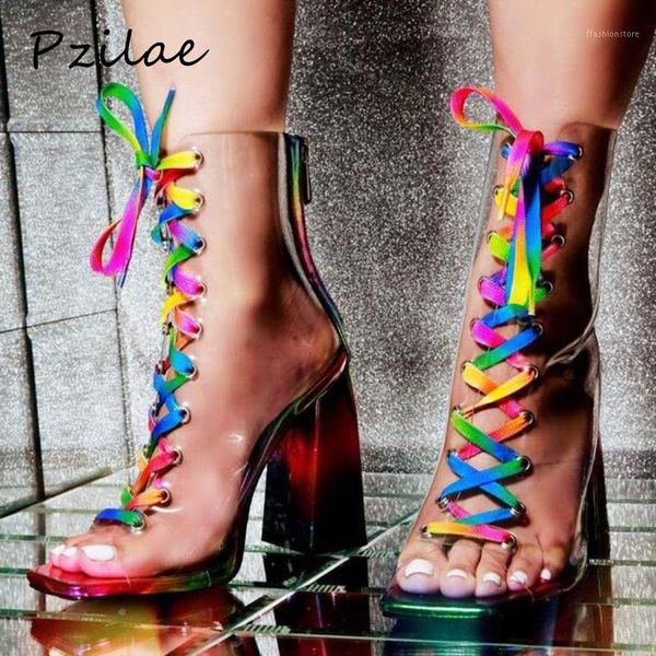 boots pzilae fashion 2021 women pvc transparent sandals square toe high heel shoes ladies waterproof ankle size 421, Black
boots pzilae fashion 2021 women pvc transparent sandals square toe high heel shoes ladies waterproof ankle size 421, Black