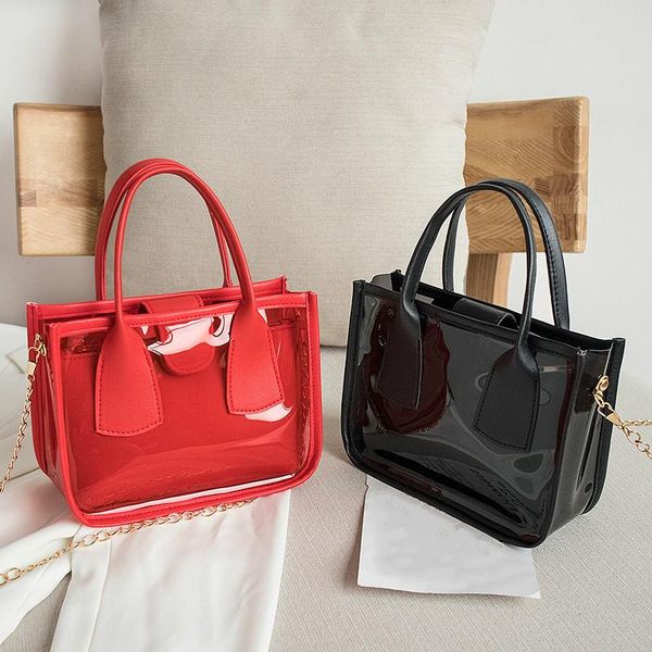 2020 fashion trend women ladies solid color crossbody handbag pvc pu leather zipper composite bags chain shoulder strap purse
2020 fashion trend women ladies solid color crossbody handbag pvc pu leather zipper composite bags chain shoulder strap purse