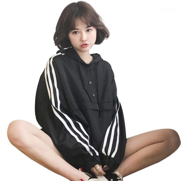 women's trench coats summer size large women's long sleeves protection clothing loose striped hooded jacket casual female coat c 2, Tan;black
women's trench coats summer size large women's long sleeves protection clothing loose striped hooded jacket casual female coat c 2, Tan;black