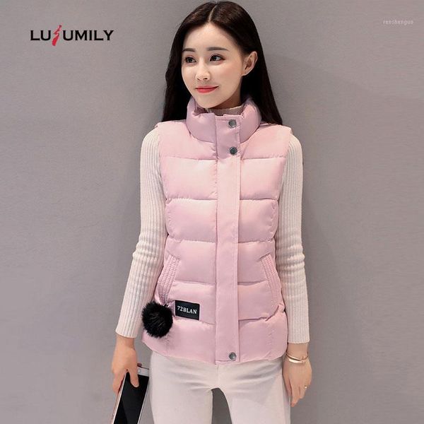 lusumily autumn winter fashion cotton vest short plus size vests women patchwork sleeveless collar casual coat feminino waistcoa1, Black;white
lusumily autumn winter fashion cotton vest short plus size vests women patchwork sleeveless collar casual coat feminino waistcoa1, Black;white