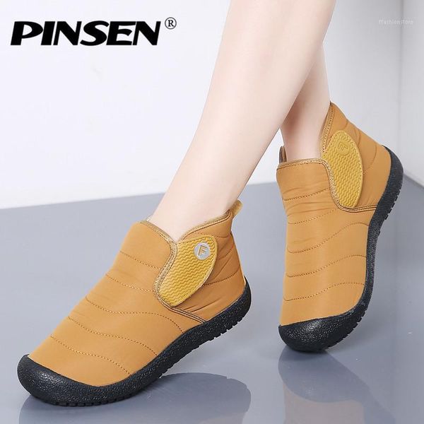 boots pinsen 2021 fashion women winter comfortable waterproof warm plush ankle snow slip-on ladies botas mujer1, Black
boots pinsen 2021 fashion women winter comfortable waterproof warm plush ankle snow slip-on ladies botas mujer1, Black