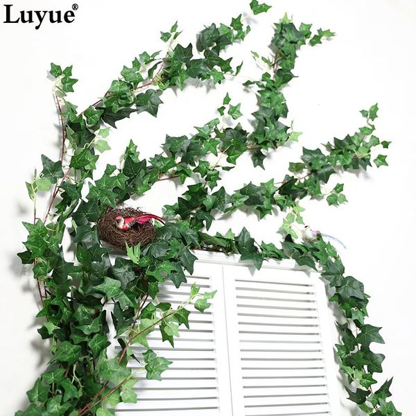 190 CM Length Artificial Ivy Leaves Garland Wall Hanging Home decor Simulation Plants Vine Fake Leaves Foliage Flowers
190 CM Length Artificial Ivy Leaves Garland Wall Hanging Home decor Simulation Plants Vine Fake Leaves Foliage Flowers