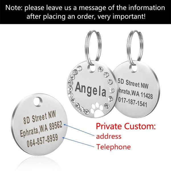 custom dog id tag engraved pet dog collar accessories personalized cat puppy id tag stainless steel bone/paw name tags q wmtsss
custom dog id tag engraved pet dog collar accessories personalized cat puppy id tag stainless steel bone/paw name tags q wmtsss