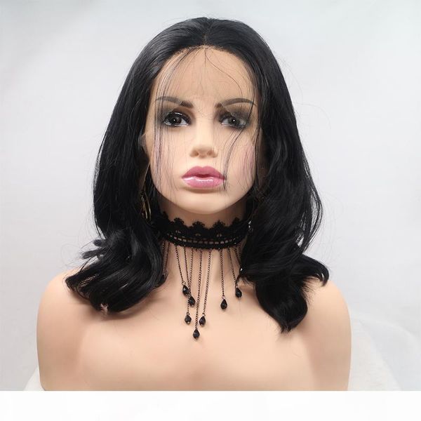 curly wave wigs synthetic lace front wigs short curly wig natural hairline for women black color high temperature fiber
curly wave wigs synthetic lace front wigs short curly wig natural hairline for women black color high temperature fiber
