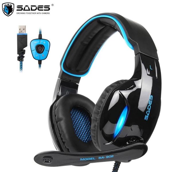 headphones & earphones 7.1 virtual surround stereo deep bass sades sa-902 usb pc gaming headset with led micphone for games player earphone
headphones & earphones 7.1 virtual surround stereo deep bass sades sa-902 usb pc gaming headset with led micphone for games player earphone