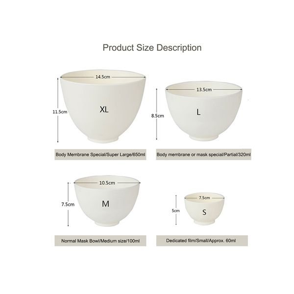 elitzia etbwp001 mask tools silicone soft mask bowl adjust film bowl set beauty salon soft film powder necessary supplies white color 4 size
elitzia etbwp001 mask tools silicone soft mask bowl adjust film bowl set beauty salon soft film powder necessary supplies white color 4 size
