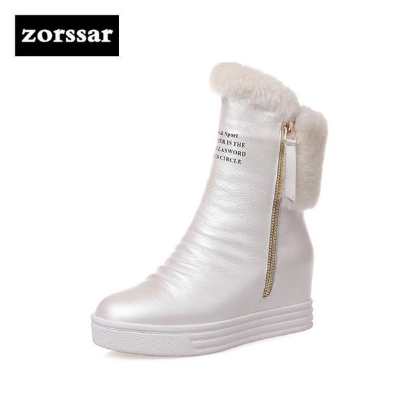 zorssar} soft leather high heel mid-calf boots women snow boots winter warm plush womens shoes platform booties botines mujer, Black
zorssar} soft leather high heel mid-calf boots women snow boots winter warm plush womens shoes platform booties botines mujer, Black