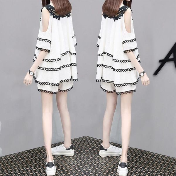 bosnw summer new women's large size fashionable suit korean style set slimming wide leg shorts shorts and pwygf loose shortstwo-piece, Gray
bosnw summer new women's large size fashionable suit korean style set slimming wide leg shorts shorts and pwygf loose shortstwo-piece, Gray