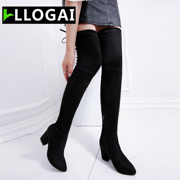 comfortable thigh high boots femme denim women over the knee boots women thick heel botas mujer spring and autumn shoes, Black
comfortable thigh high boots femme denim women over the knee boots women thick heel botas mujer spring and autumn shoes, Black