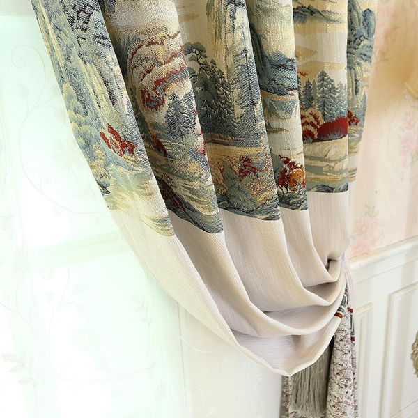 curtain & drapes precision chinese-style landscape jacquard window shade luxury home decor blackout curtains for living room bedroom
curtain & drapes precision chinese-style landscape jacquard window shade luxury home decor blackout curtains for living room bedroom