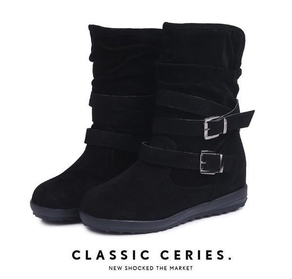 2020 winter new shoes women snow boots casual woman winter non-slip flat double buckle plus velvet nude boots large size k12-68, Black
2020 winter new shoes women snow boots casual woman winter non-slip flat double buckle plus velvet nude boots large size k12-68, Black