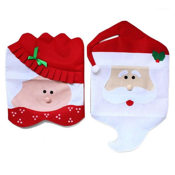 christmas decorations 2pcs/lot mr mrs santa chair cover set xmas seat festive backrest deco home decoration1
christmas decorations 2pcs/lot mr mrs santa chair cover set xmas seat festive backrest deco home decoration1