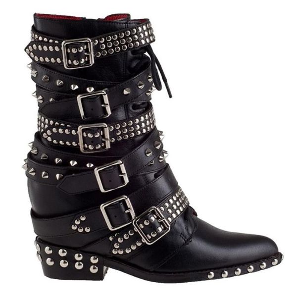 boots 100% real leather buckle strap rivet motocycle ankle women punk pointed toe lace up wedge black
boots 100% real leather buckle strap rivet motocycle ankle women punk pointed toe lace up wedge black