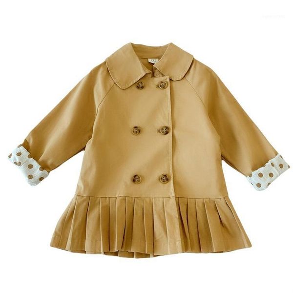 2020 autumn new korean children pleated skirt coat fashion girl's western style long trench coat kids double breasted jacket1, Blue;gray
2020 autumn new korean children pleated skirt coat fashion girl's western style long trench coat kids double breasted jacket1, Blue;gray