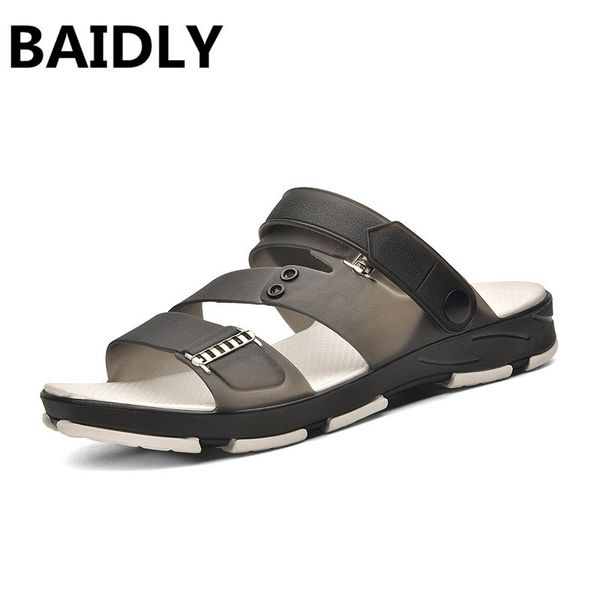 baidly new summer men sandals beach breathable jelly shoes big size men slippers for male t200420, Black
baidly new summer men sandals beach breathable jelly shoes big size men slippers for male t200420, Black