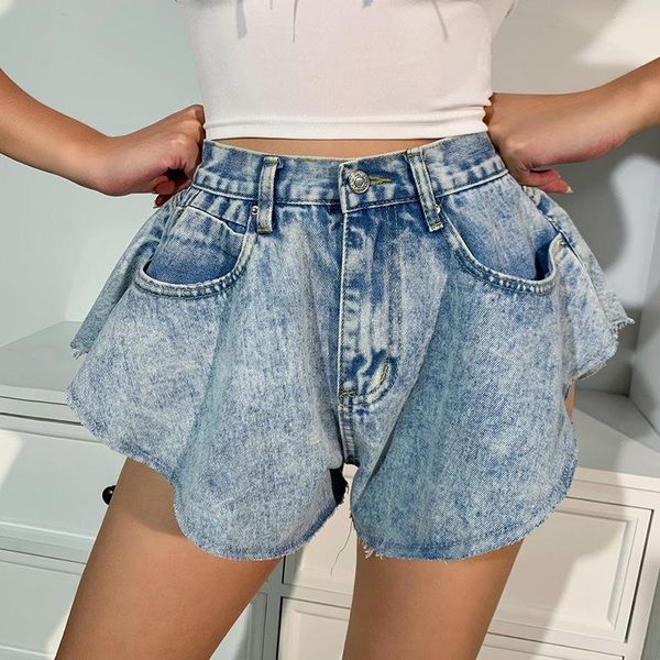women's jeans 2021 arrival summer style female fashion women denim high waists irregular night club shorts, Blue
women's jeans 2021 arrival summer style female fashion women denim high waists irregular night club shorts, Blue