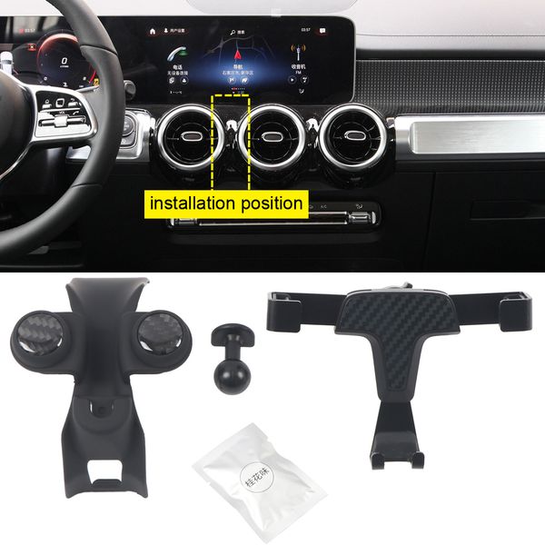 fit for mercedes-benz glb-class x247 2019 2020 accessories black mobile cell phone holder car air vent mount stand 1 set
fit for mercedes-benz glb-class x247 2019 2020 accessories black mobile cell phone holder car air vent mount stand 1 set