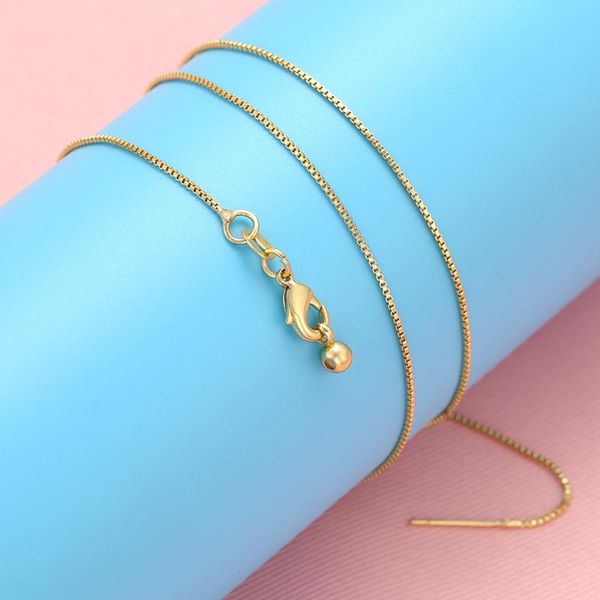 zhukou 1x533mm gold color brass necklace chain for women diy handmade necklace jewelry accessories supplies making model:vl42, Silver
zhukou 1x533mm gold color brass necklace chain for women diy handmade necklace jewelry accessories supplies making model:vl42, Silver