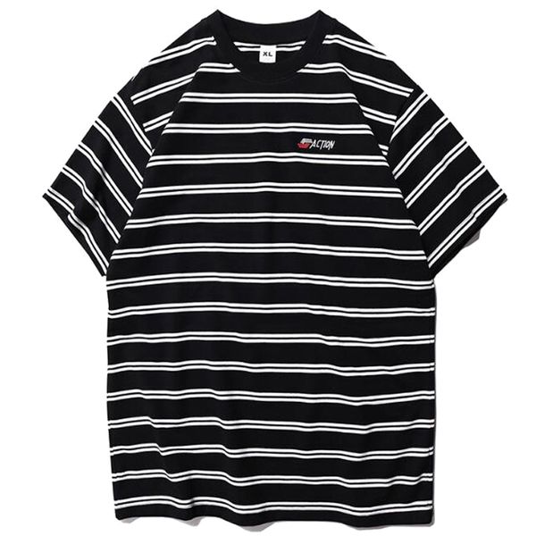 men oversize hip pop stripped tees hombre male casual fashion loose style short sleeve summer t shirts kg-630, White;black
men oversize hip pop stripped tees hombre male casual fashion loose style short sleeve summer t shirts kg-630, White;black