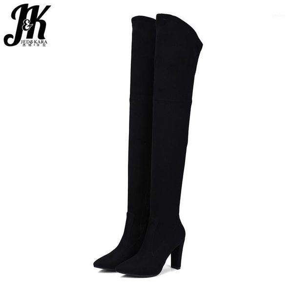 jk 2020 fashion lady over knee boot woman high heels shoes thigh high boot zip pointy female footwear winter big size1, Black
jk 2020 fashion lady over knee boot woman high heels shoes thigh high boot zip pointy female footwear winter big size1, Black