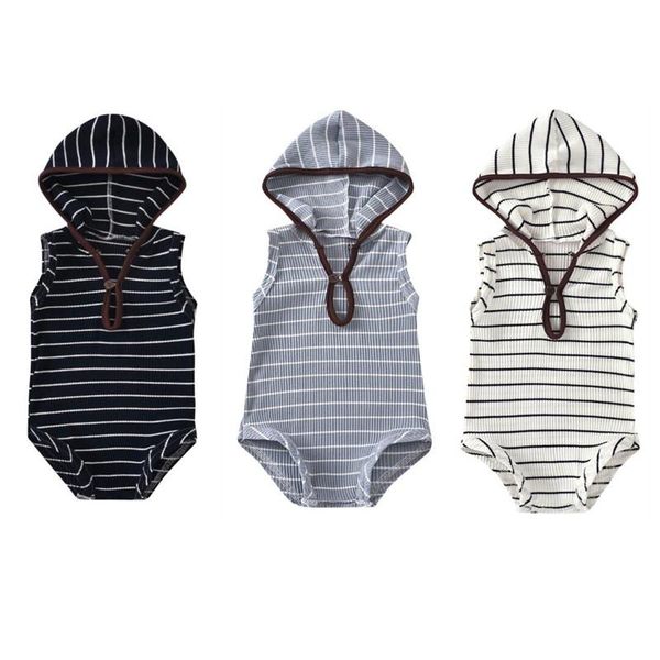 rompers born infant baby boy girl clothes striped bodysuit hooded jumpsuit sleeveless cotton summer clothing 0-24 monthes, Blue
rompers born infant baby boy girl clothes striped bodysuit hooded jumpsuit sleeveless cotton summer clothing 0-24 monthes, Blue