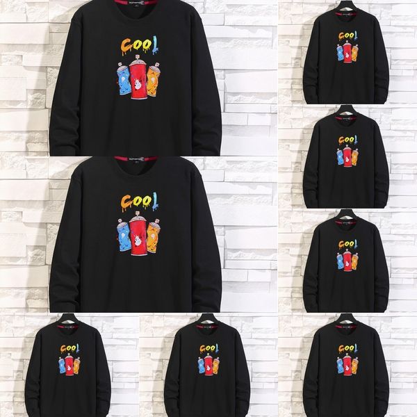 rdlwu large size sweater men's autumn coat pullover neck pullover loose plus round fat extra large sports leisure loose trendy coat men, Black
rdlwu large size sweater men's autumn coat pullover neck pullover loose plus round fat extra large sports leisure loose trendy coat men, Black
