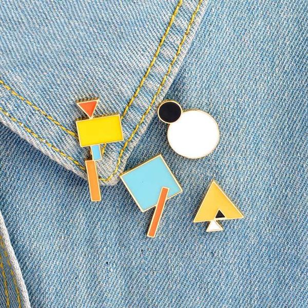 pins, brooches cartoon geometry tangram brooch enamel pin button denim jacket coat collar badge fashion jewelry gift for girl boy kids1, Gray
pins, brooches cartoon geometry tangram brooch enamel pin button denim jacket coat collar badge fashion jewelry gift for girl boy kids1, Gray