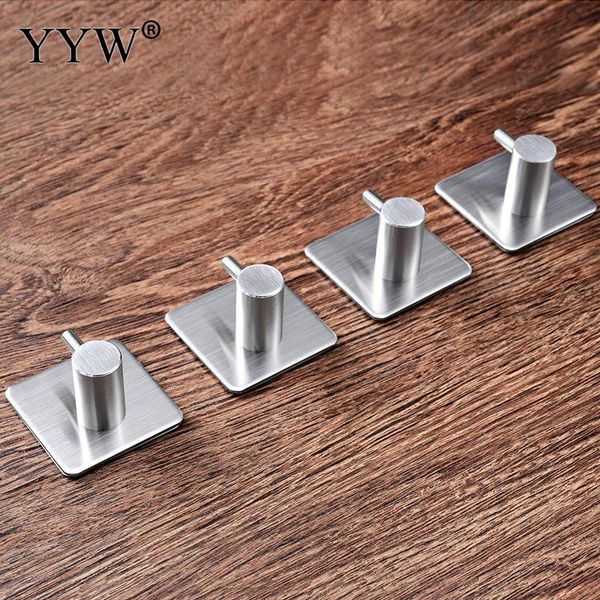 6 pcs/lot rustproof stainless steel hook self adhesive home kitchen wall door clothing holder bathroom towel hanger
6 pcs/lot rustproof stainless steel hook self adhesive home kitchen wall door clothing holder bathroom towel hanger
