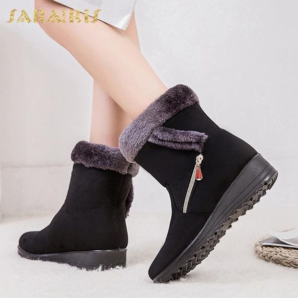 sarairis new design 2021 large size 43 non-slip comfy platform warm winter boots women shoes ins wholoesale booties ladies, Black
sarairis new design 2021 large size 43 non-slip comfy platform warm winter boots women shoes ins wholoesale booties ladies, Black