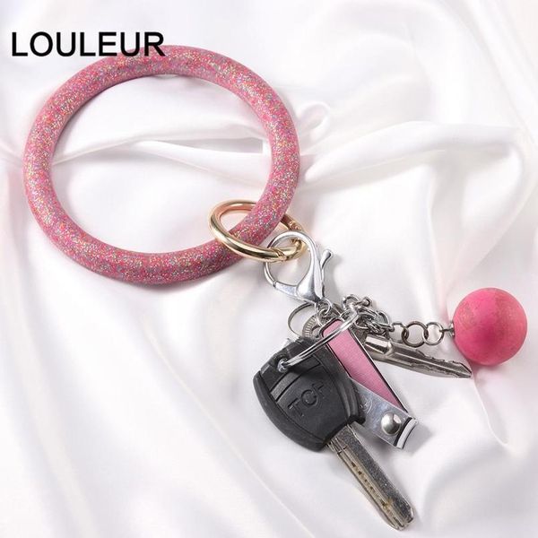 fashion o silica gel wear bracelet keychain for women gifts trendy simple circle wristlet keychain bangle qylhkn, Slivery;golden
fashion o silica gel wear bracelet keychain for women gifts trendy simple circle wristlet keychain bangle qylhkn, Slivery;golden