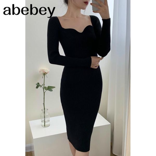 knit dress women low v-neck tight waist bodycon elastic solid dresses female autumn winter bottom vestidos, Black;gray
knit dress women low v-neck tight waist bodycon elastic solid dresses female autumn winter bottom vestidos, Black;gray