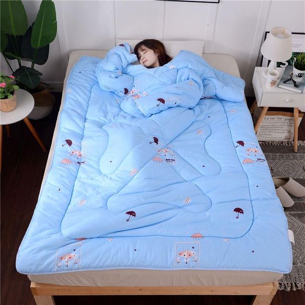 cartoon pattern bedding with sleeves lazy quilt thickened keep warm multifunctional family comforter sleeping anti-kick quilt 
cartoon pattern bedding with sleeves lazy quilt thickened keep warm multifunctional family comforter sleeping anti-kick quilt
