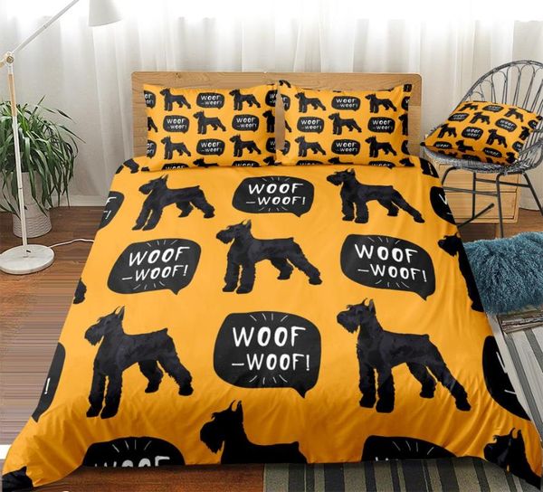 schnauzer dog duvet cover set black schnauzer woof bed set yellow bedding kids boys girls cartoon dogs quilt cover 3pcs dropship
schnauzer dog duvet cover set black schnauzer woof bed set yellow bedding kids boys girls cartoon dogs quilt cover 3pcs dropship