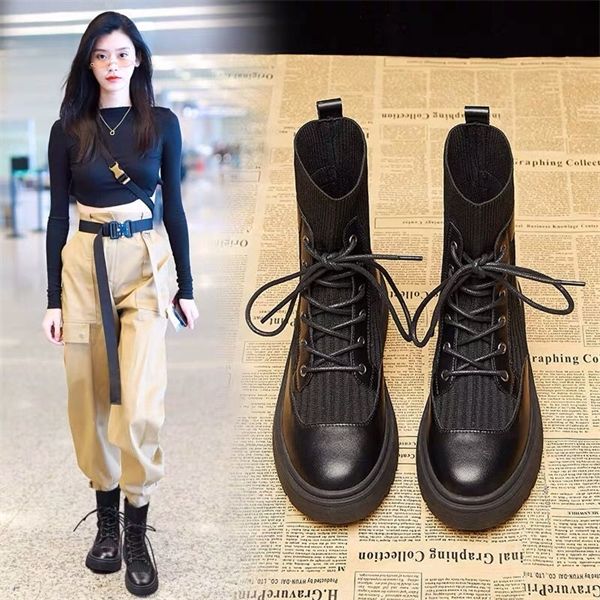 autumn winter wool mouth riding women's british style thin socks women all-match black motorcycle short boots
autumn winter wool mouth riding women's british style thin socks women all-match black motorcycle short boots