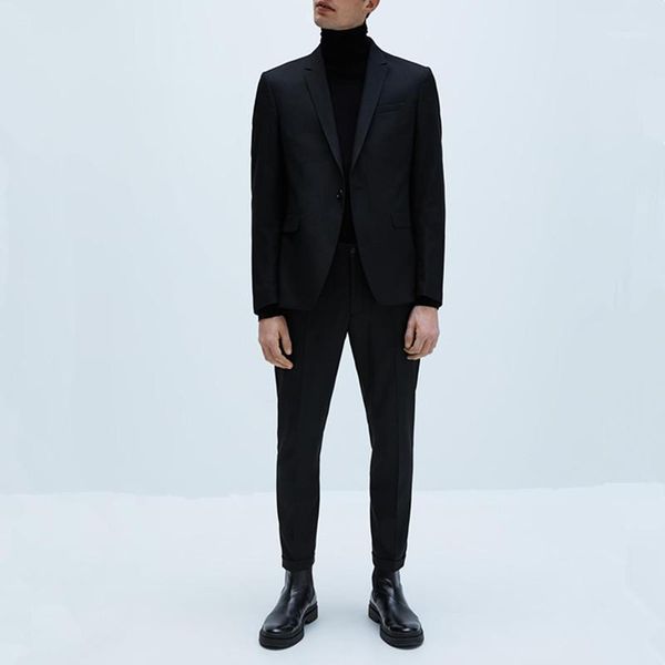 men suits mens business casual suits 2-piece blazer+trousers terno masculino costume homme mariage custom made men pants1, White;black
men suits mens business casual suits 2-piece blazer+trousers terno masculino costume homme mariage custom made men pants1, White;black
