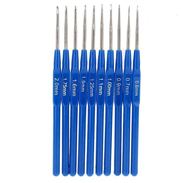 hair accessories 10pcs metal knitting needles crochet hooks kits with ergonomic grips 0.6-2.0mm
hair accessories 10pcs metal knitting needles crochet hooks kits with ergonomic grips 0.6-2.0mm