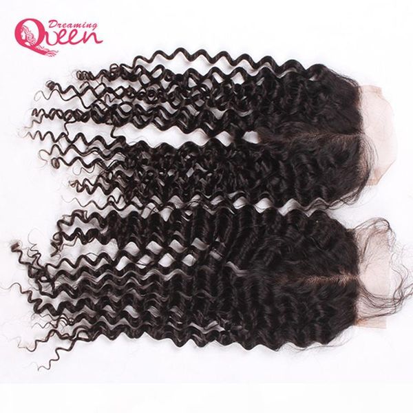 brazilian virgin human hair closure kinky curly lace closure bleached knots middle three part 4x4 hair closure, Black 
brazilian virgin human hair closure kinky curly lace closure bleached knots middle three part 4x4 hair closure, Black